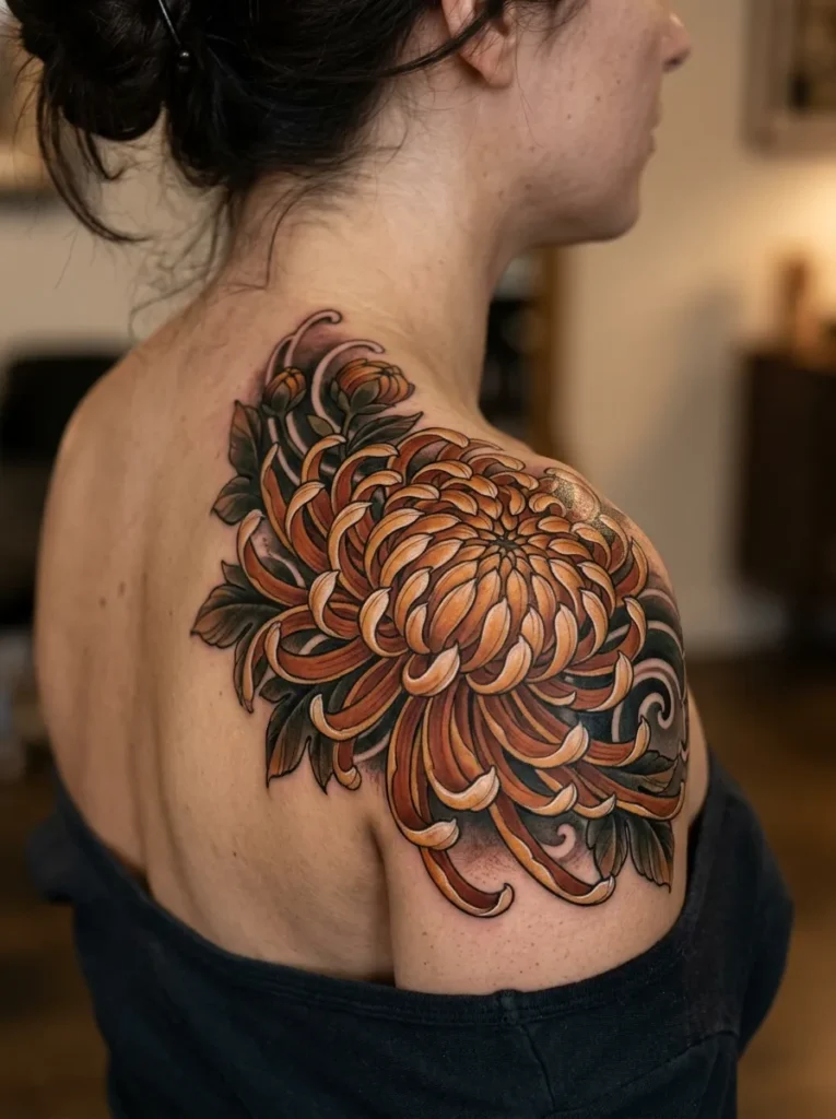 Bold chrysanthemum