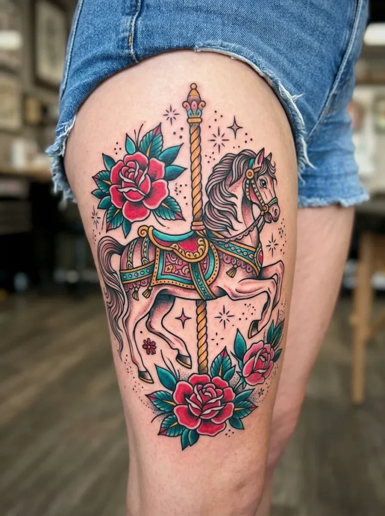 Carousel horse