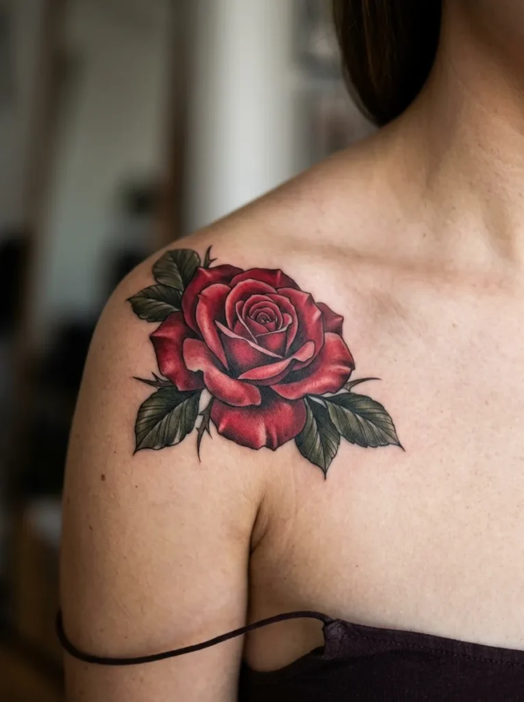 Classic red rose