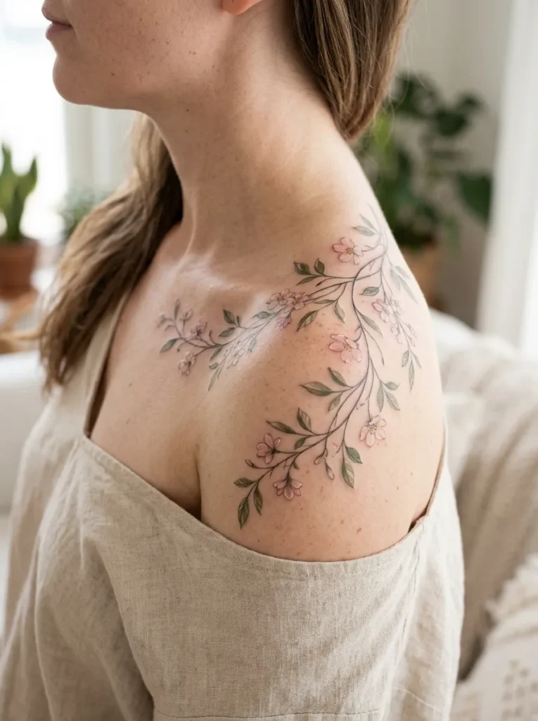 Floral vine wrap