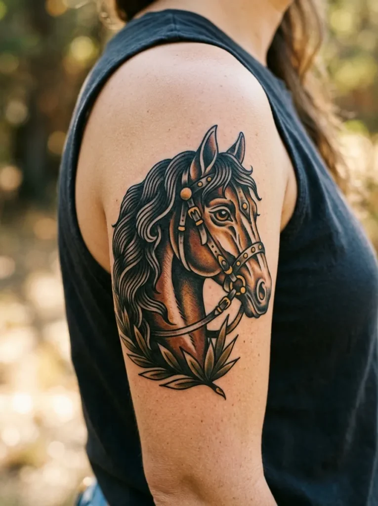 Horse head profile