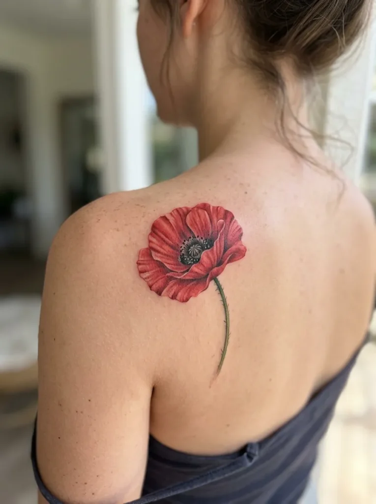 Red poppy