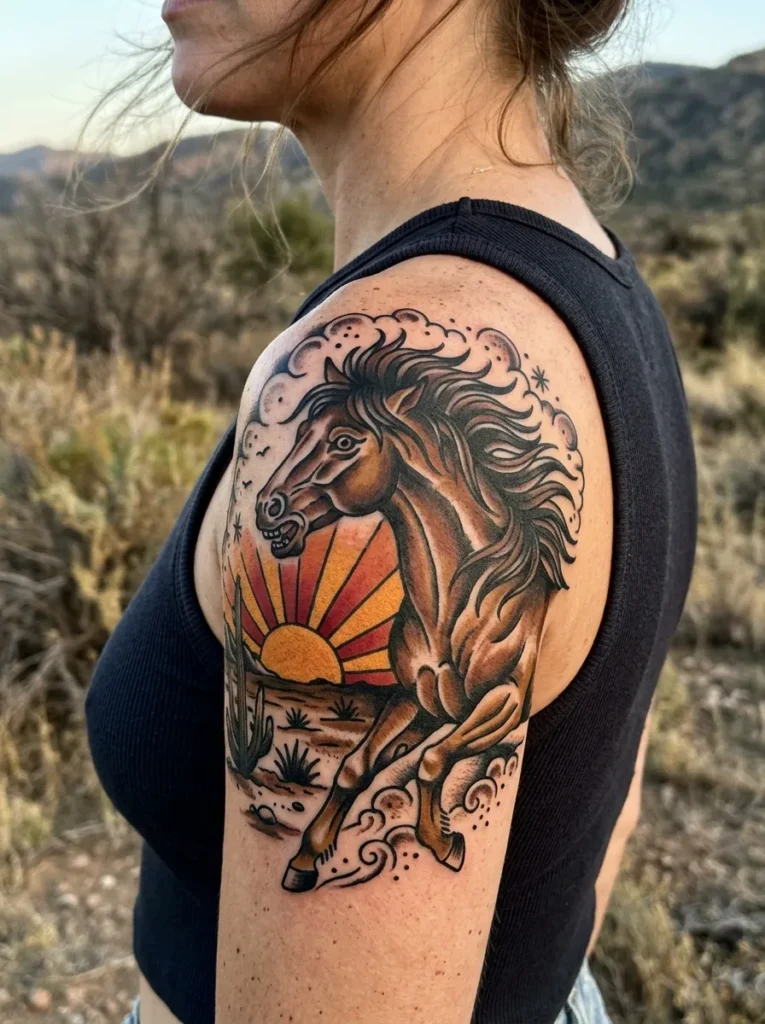Wild mustang